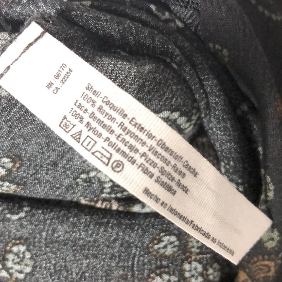 Intimately Free People Blk Lace Trimmed Long Tank - Picture 8 of 9